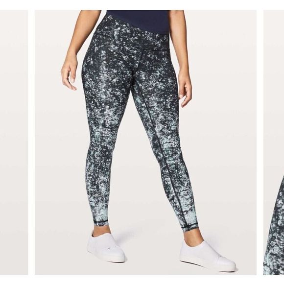 Women's Lululemon 4 Effervescence Wunder‎ Under High Rise Leggings - Picture 1 of 12